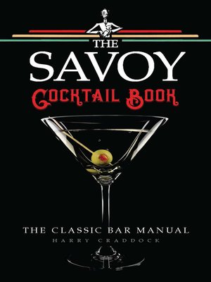 cover image of The Savoy Cocktail Book